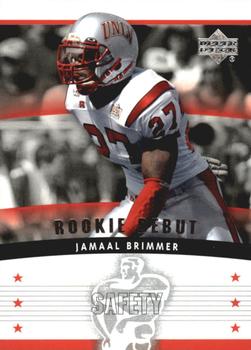 2005 Upper Deck Rookie Debut #172 Jamaal Brimmer Front
