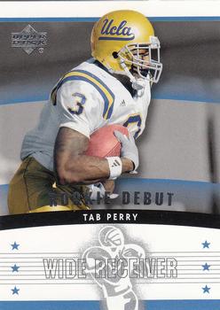 2005 Upper Deck Rookie Debut #196 Tab Perry Front