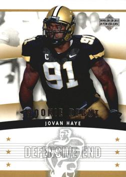 2005 Upper Deck Rookie Debut #197 Jovan Haye Front