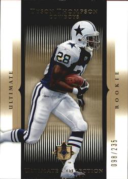 2005 Upper Deck Ultimate Collection #161 Tyson Thompson Front