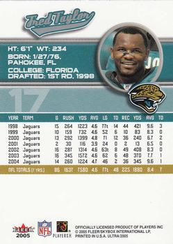 2005 Ultra #17 Fred Taylor Back