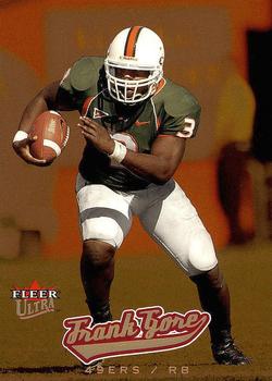 2005 Ultra #248 Frank Gore Front