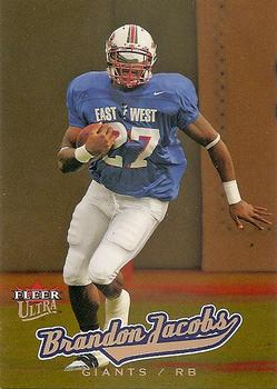 2005 Ultra #247 Brandon Jacobs Front