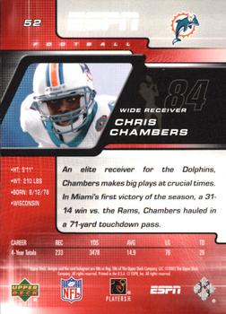2005 Upper Deck ESPN #52 Chris Chambers Back