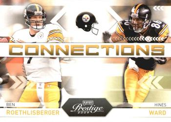 2009 Playoff Prestige - Connections #4 Ben Roethlisberger / Hines Ward Front