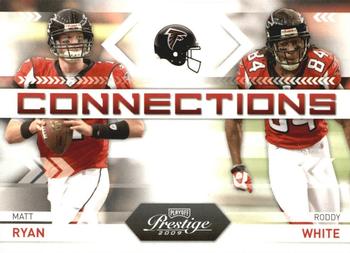 2009 Playoff Prestige - Connections #5 Matt Ryan / Roddy White Front
