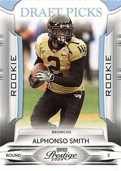 2009 Playoff Prestige - Draft Picks Light Blue #104 Alphonso Smith Front