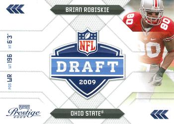 2009 Playoff Prestige - NFL Draft #4 Brian Robiskie Front