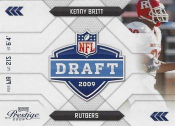 2009 Playoff Prestige - NFL Draft #33 Kenny Britt Front