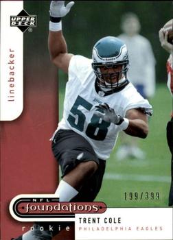 2005 Upper Deck Foundations #189 Trent Cole Front