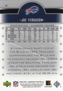 2005 Upper Deck Legends #9 Joe Ferguson Back