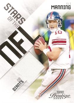 2009 Playoff Prestige - Stars of the NFL Materials #4 Eli Manning Front