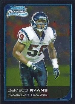 2006 Bowman Chrome #98 DeMeco Ryans Front