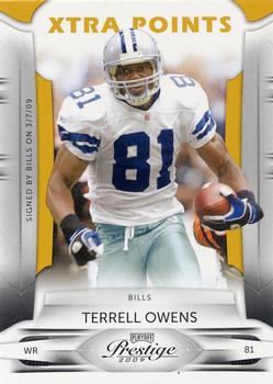 2009 Playoff Prestige - Xtra Points Gold #28 Terrell Owens Front