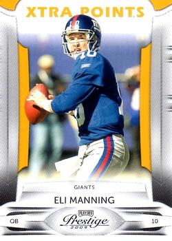 2009 Playoff Prestige - Xtra Points Gold #63 Eli Manning Front