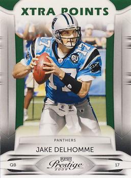 2009 Playoff Prestige - Xtra Points Green #15 Jake Delhomme Front
