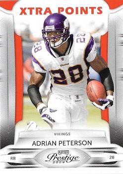 2009 Playoff Prestige - Xtra Points Orange #55 Adrian Peterson Front