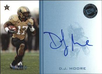 2009 Press Pass - Press Pass Signings Blue #PPS-DM2 D.J. Moore Front
