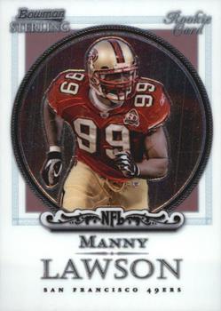 2006 Bowman Sterling #15 Manny Lawson Front