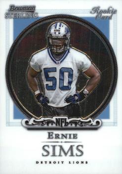 2006 Bowman Sterling #22 Ernie Sims Front