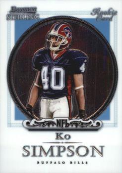 2006 Bowman Sterling #41 Ko Simpson Front