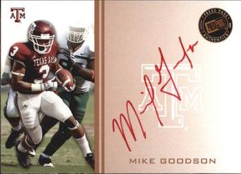 2009 Press Pass - Press Pass Signings Bronze Red Ink #PPS-MG Mike Goodson Front