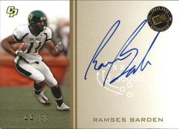 2009 Press Pass - Press Pass Signings Gold #PPS-RB2 Ramses Barden Front