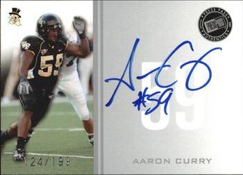 2009 Press Pass - Press Pass Signings Silver #PPS-AC Aaron Curry Front