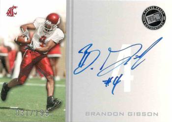 2009 Press Pass - Press Pass Signings Silver #PPS-BG Brandon Gibson Front