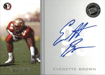 2009 Press Pass - Press Pass Signings Silver #PPS-EB Everette Brown Front