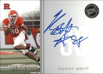 2009 Press Pass - Press Pass Signings Silver #PPS-KB Kenny Britt Front