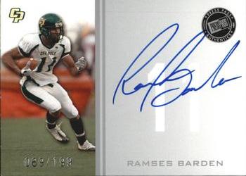 2009 Press Pass - Press Pass Signings Silver #PPS-RB2 Ramses Barden Front