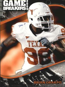 2009 Press Pass - Game Breakers #GB9 Brian Orakpo Front