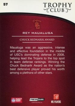 2009 Press Pass - Reflectors #57 Rey Maualuga Back