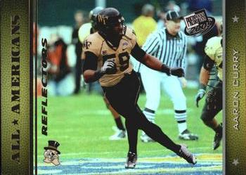 2009 Press Pass - Reflectors Gold #81 Aaron Curry Front