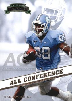 2009 Press Pass Legends - All Conference #AC-6 Hakeem Nicks Front