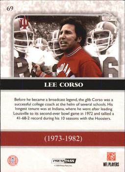 2009 Press Pass Legends - Bronze #69 Lee Corso Back