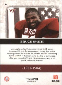 2009 Press Pass Legends - Bronze #86 Bruce Smith Back