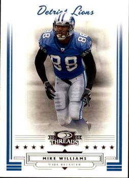 2006 Donruss Threads #8 Mike Williams Front