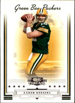 2006 Donruss Threads #10 Aaron Rodgers Front