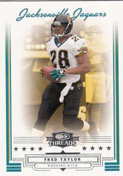 2006 Donruss Threads #18 Fred Taylor Front