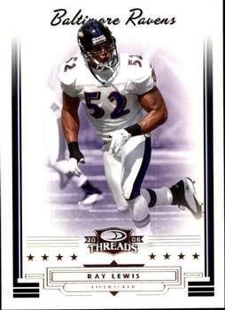 2006 Donruss Threads #26 Ray Lewis Front
