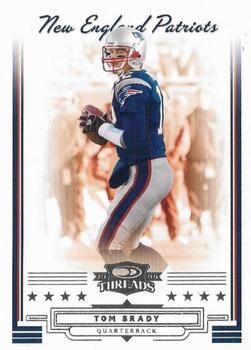 2006 Donruss Threads #63 Tom Brady Front