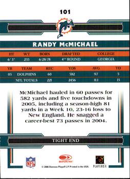 2006 Donruss Threads #101 Randy McMichael Back