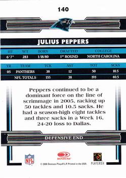 2006 Donruss Threads #140 Julius Peppers Back