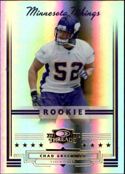 2006 Donruss Threads #195 Chad Greenway Front