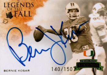 2009 Press Pass Legends - Legends of the Fall Autographs #LF-BK Bernie Kosar Front
