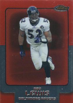 2006 Finest #12 Ray Lewis Front