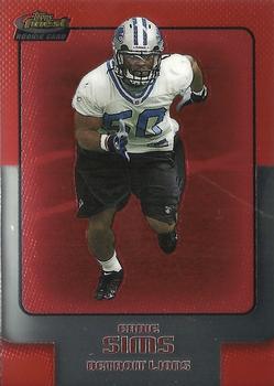 2006 Finest #124 Ernie Sims Front