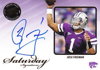 2009 Press Pass Legends - Saturday Signatures #SS-JF Josh Freeman Front